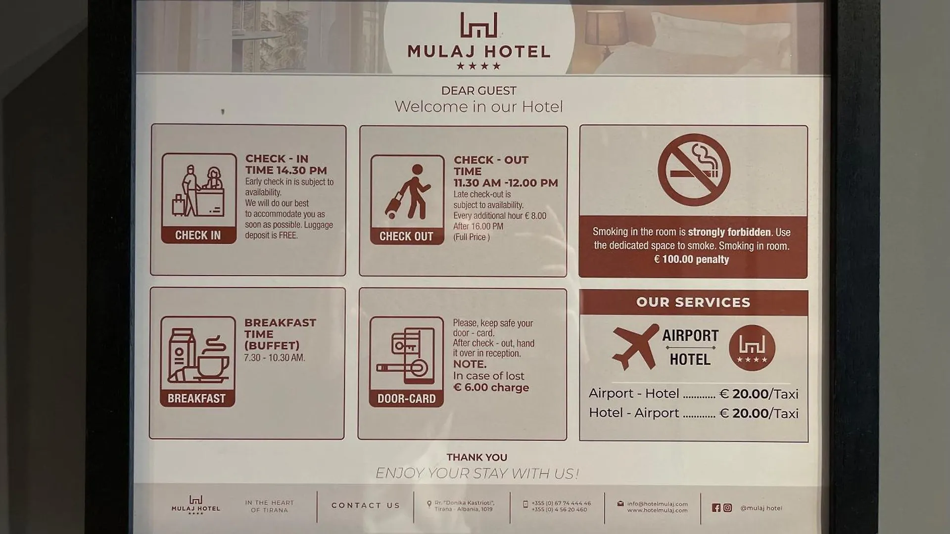 Mulaj Hotel Тирана